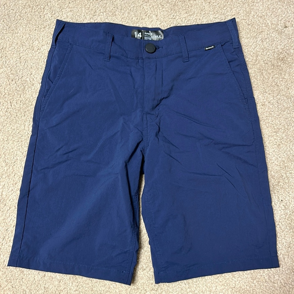 Boys Blue Hurley Dri Fit Shorts